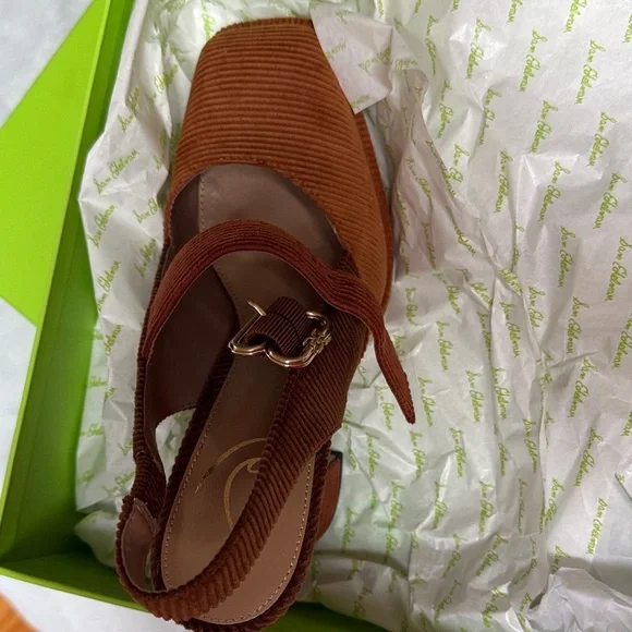 Sam Edelman Tan Corduroy Slingback Heels - Picture 3 of 4